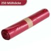 Muellsaecke Deiss 120 Liter 35my Ldpe Rot 246r DEISS Müllsäcke rot 120l