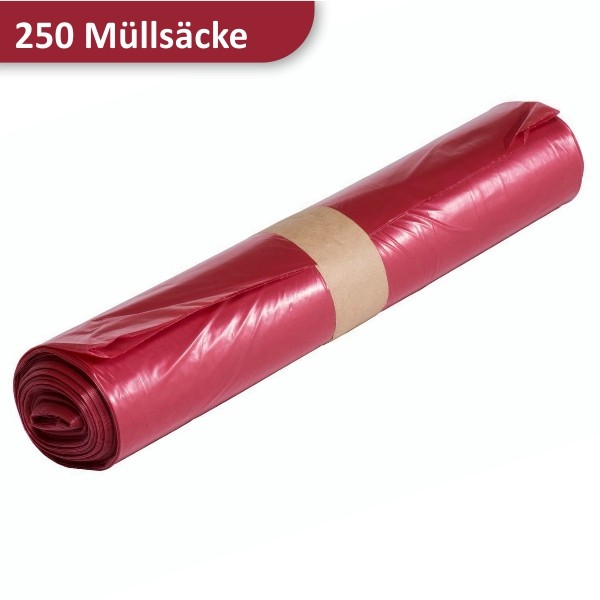 DEISS Müllsäcke rot 120l