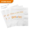 Servietten Bedruckung Werbedruck Werbedruckservietten 2 Lagig Zellstoff 24x24cm Viertelfalz 2424214 Bedruckte Servietten mit Logo 1/4 Falz