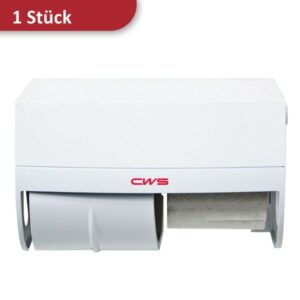 Toilettenpapierspender 2 Rollen Cws Kunststoff Weiss 4604000 Toilettenpapierspender für 2 Rollen weiß CWS