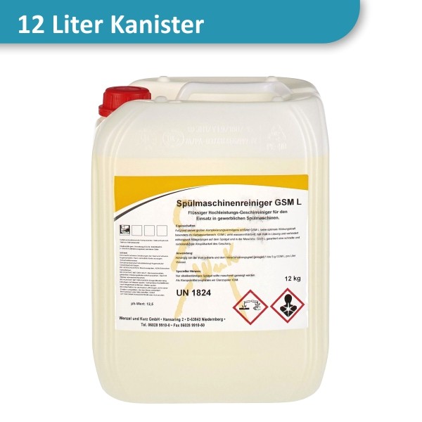 Kanister Spülmaschinenreiniger GSM L