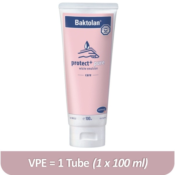 100 ml Tube Hautpflege / Hautschutz Emulsion Baktolan Protect+ Pure von Hartmann