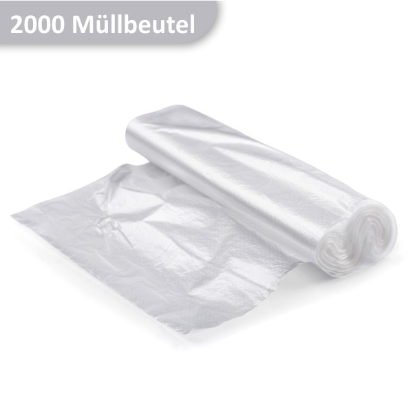 Rolle HDPE Müllbeutel transparent