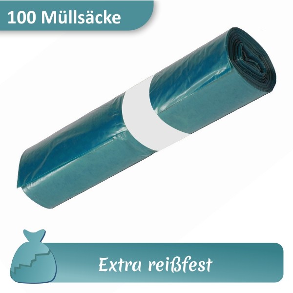 Rolle blaue Müllsäcke 240 Liter