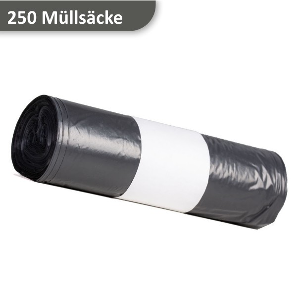 Müllsäcke grau 60 Liter auf Rolle