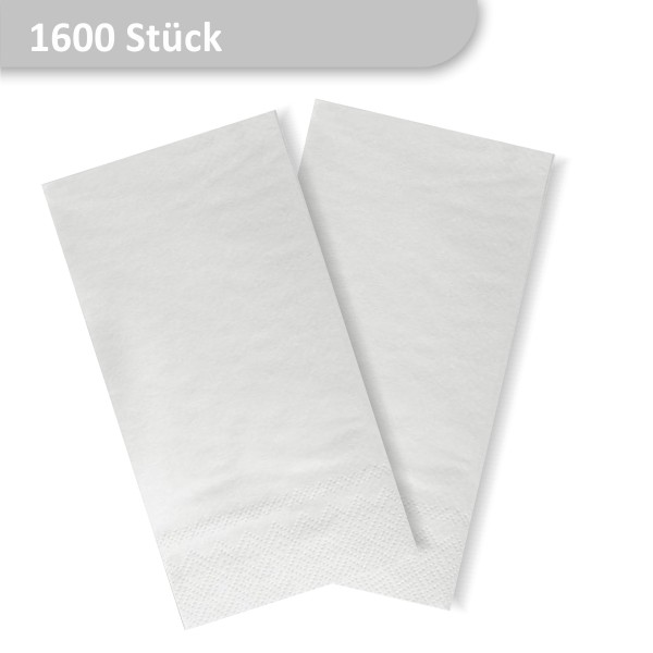 Packung Servietten in weiß