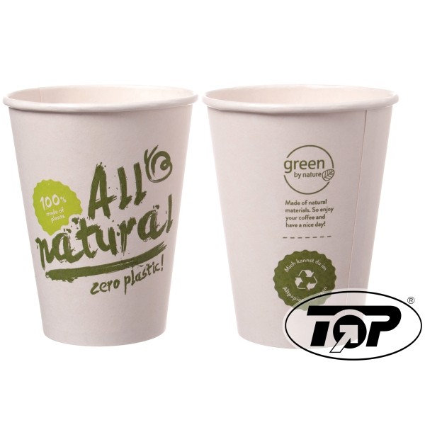 100 % Bio Kaffeebecher - im Altpapier entsorgbar