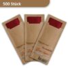 Serviettentaschen Bestecktaschen Pochetto Sacchetto Bordeaux 33109 Serviettentaschen / Bestecktaschen mit Aufdruck "Guten Appetit" und Serviette in bordeauxrot