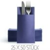 Dunkelblaue Serviettentaschen / Bestecktaschen Dunkelblaue Serviettentaschen Bestecktaschen günstig