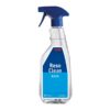 G515 Reso Clean 500ml Ein klares Glasreagenzglas mit blauem Sprühkopf und Etikett