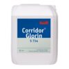 S734 Corridor Glorin 10l Ein weißer Kanister mit blauem und grauem Etikett