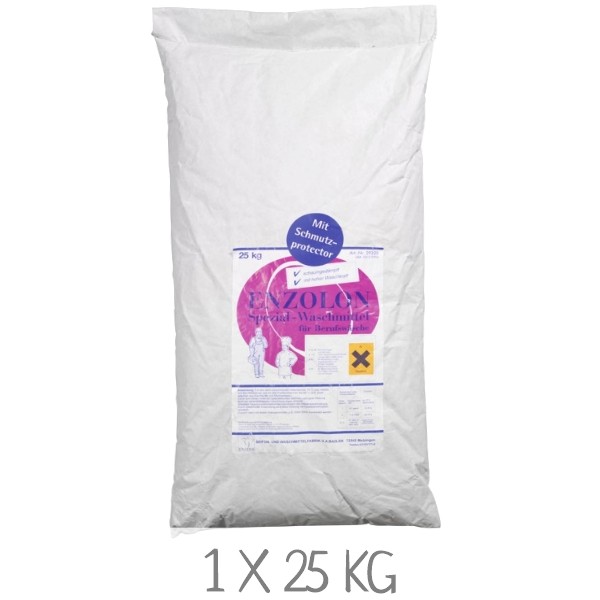 25 kg Sack ENZOLON Spezialwaschmittel für Berufskleidung und Mopps