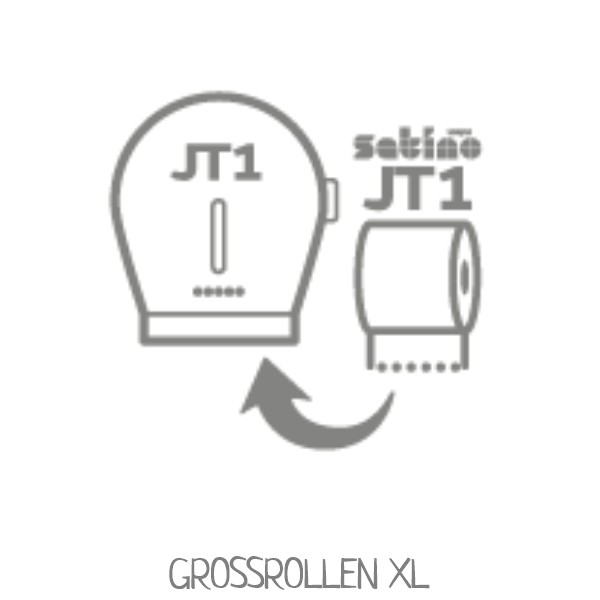 WEPA Satino JT1 kompatibel - Toilettenpapier Großrollen XL