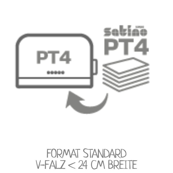 WEPA Satino PT4 kompatibel - Papierhandtücher V-Falz, Standard Format < 24 cm Breite