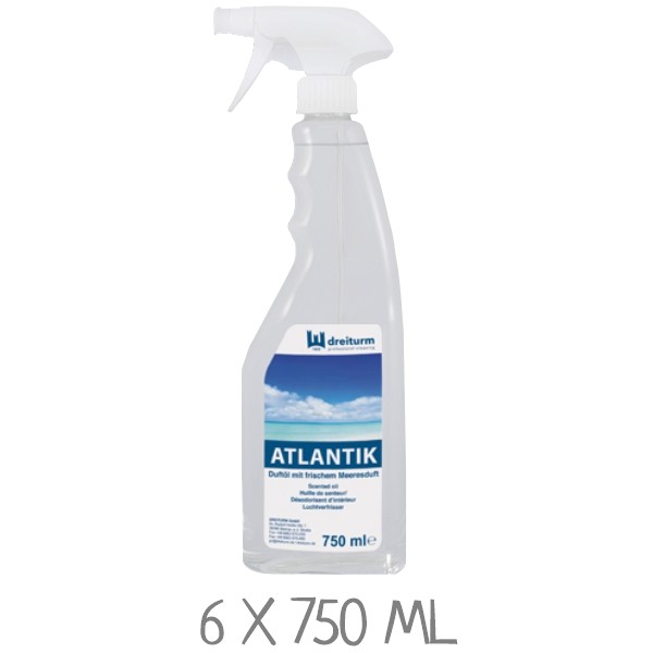 DREITURM Duftöl Atlantik in 750 ml Sprühflasche mit Pumpzerstäuber