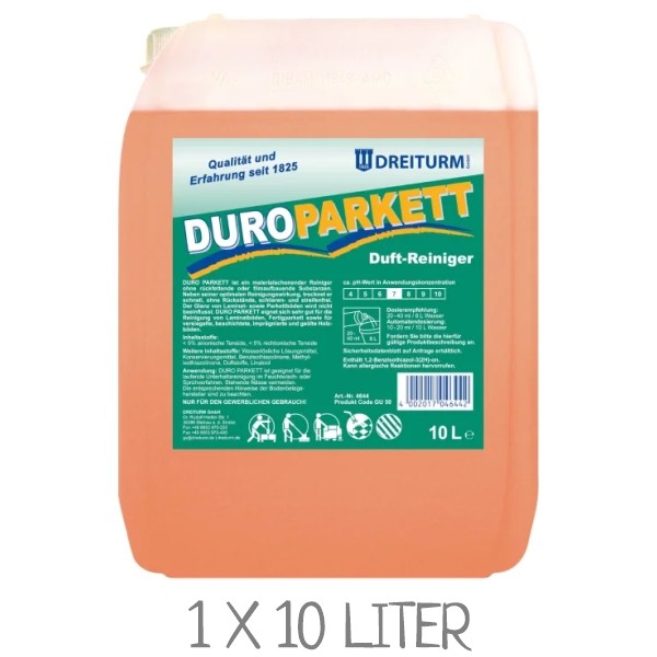 DREITURM Duro Parkett Duftreiniger im 10 Liter Kanister