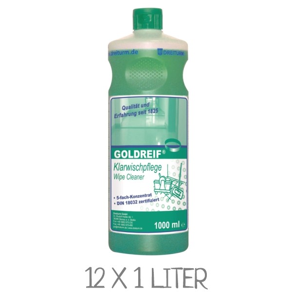 DREITURM Goldreif Klarwischpflege Konzentrat 12 x 1 Liter