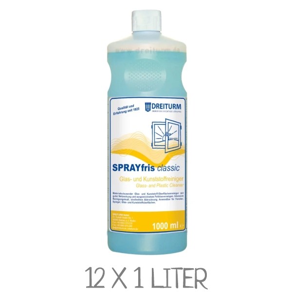 DREITURM Sprayfris Classic Glas- und Kunststoffreiniger vegan und mikroplastikfrei