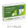 WEPA Satino Küchenrollen Comfort Recycling WEPA SATINO Küchenrollen 167050 Comfort Recycling, 2-lagig