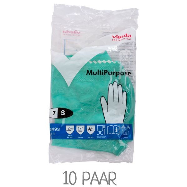 Gummihandschuhe grün Größe S - VILEDA MultiPurpose S grün