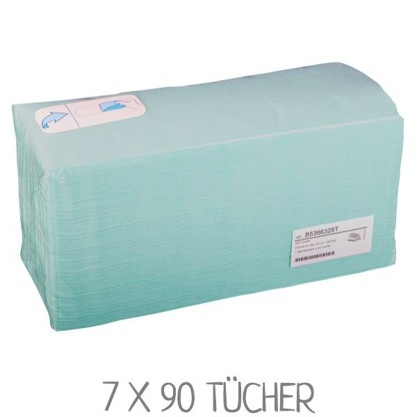 ITEX Sontara HDS-F Spezialtücher - wieder verwendbare Wischtücher für sensible Flächen. VPE: 630 Tücher