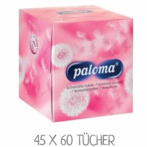 Kosmetiktücher PALOMA Exclusive supersoft in optisch ansprechender Würfelbox