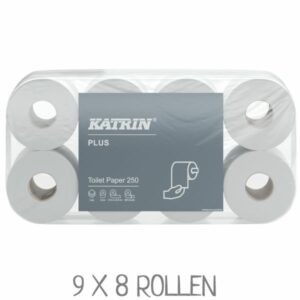Toilettenpapier 11711 KATRIN Plus 250 Soft. VPE: 72 Rollen