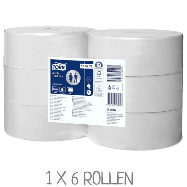 TORK 120272 Jumborollen Advanced T1. VPE: 6 Rollen