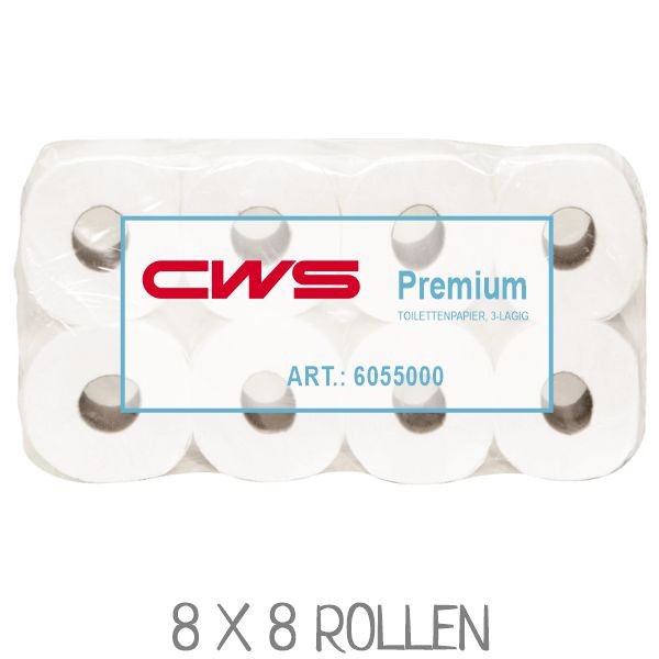 Toilettenpapier CWS Premium 6055000