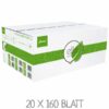 Papierhandtücher lindgrün LAMIX Ellis Ecoline / VPE: 20 x 160 Blatt