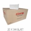 Papierhandtücher CWS 272300 Frottee Extra Papierhandtücher CWS 272300 Frottee Extra / VPE: 20 x 144 Blatt