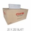 Papierhandtücher CWS 274100 Falthandtücher CWS 274100 / VPE: 20 x 250 Blatt