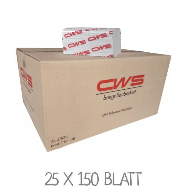 Papierhandtücher CWS 279300 / VPE: 24 x 150 Blatt