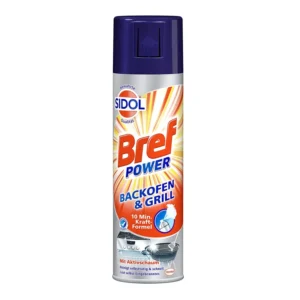 Bref Power Backofen Grill Reiniger 500 Ml Spraydose Kub5 1 1920x1920 Ein Spraydosen-Produkt von Sidol zur Reinigung von Backofen und Grill.