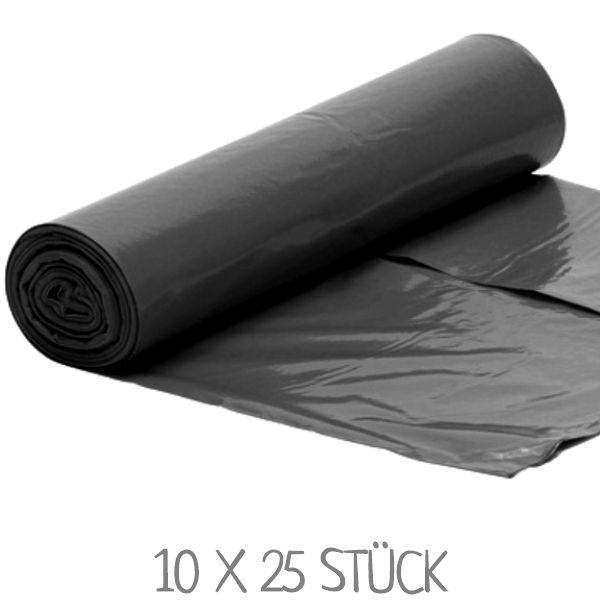 Müllsäcke 120 Liter grau / VPE: 10 x 25 Stück