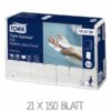 TORK 100289 Papierhandtücher TORK 100289 Papierhandtücher Premium Soft / VPE: 21 x 150 Blatt
