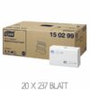 TORK 150299 Universal Papierhandtücher TORK 150299 Papierhandtücher mit dem Blauen Engel / VPE: 20 x 237 Blatt
