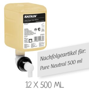 KATRIN Flüssigseife Clean 500 ml KATRIN 57870 Flüssigseife Clean 500 ml / VPE: 12 x 500 ml