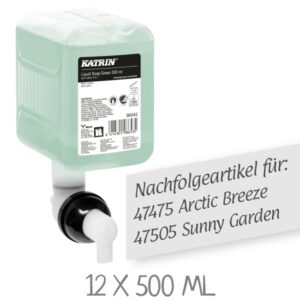 KATRIN Flüssigseife Green 500 ml KATRIN 86542 Flüssigseife Green 500 ml / VPE: 12 x 500 ml