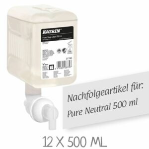 KATRIN Schaumseife Clean 500 ml KATRIN Schaumseife 37780 "CLEAN" VPE: 12 x 500 ml