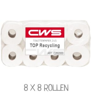 CWS Toilettenpapier TOP Recycling CWS C262000 Toilettenpapier TOP Recycling / VPE: 64 Rollen