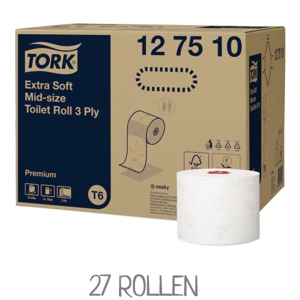 TORK 127510 Midi Toilettenpapier Premium T6 / VPE: 27 Rollen