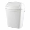 Plastiqline 5645 Hygiene Abfallbehaelter 8 Liter Kunststoff Weiss Pqh8 Weiss plastiqline 5645
