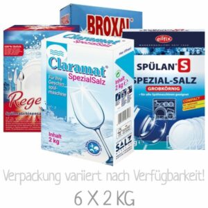 BROXAL Spülmaschinensalz / VPE: 6 x 2 Kg