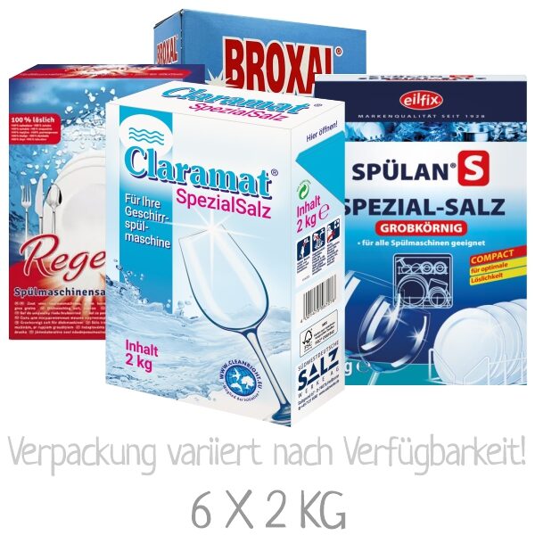 BROXAL Spülmaschinensalz / VPE: 6 x 2 Kg
