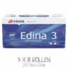 Toilettenpapier FRIPA Edina Eine Packung sanftes Toilettenpapier FRIPA Edina 1010810 mit 3 Lagen. Mit PEFC Umweltsiegel. VPE: 9 x 8 Rollen