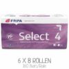 Toilettenpapier FRIPA Select 4-lagig Eine Packung mit 8 Rollen Toilettenpapier FRIPA Select 1040801, 4-lagig / VPE: 6 x 8 Rollen
