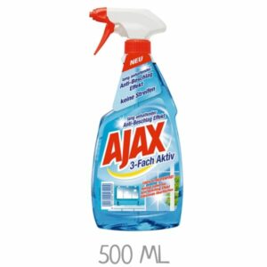 1770811 Ajax Glasreiniger 500ml Ein 500ml AJAX Glasreiniger mit Sprühkopf