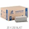 Papierhandtücher FRIPA Plus 4011103 Ein Karton mit Handtuchpapier: Papierhandtücher FRIPA 4011103 / VPE: 20 x 250 Blatt