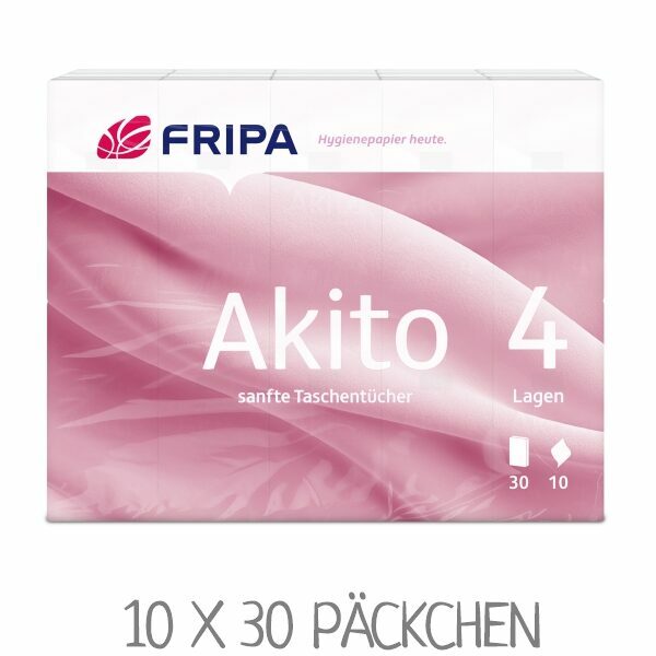 Taschentücher FRIPA Akito 6013001 supersoft / VPE: 10 x 30 Päckchen